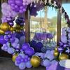 Ballon Baudruche - Violet - 50 Pièces - 10" (25 cm) - Latex Naturel - Hélium Compatible