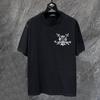 8931 CHROME HEARTS Лето 2026 Новая Высококачественная Хлопковая Круглый Вырез Свободная Большого Размера Мужская и Женская Футболка Футболка для Пары