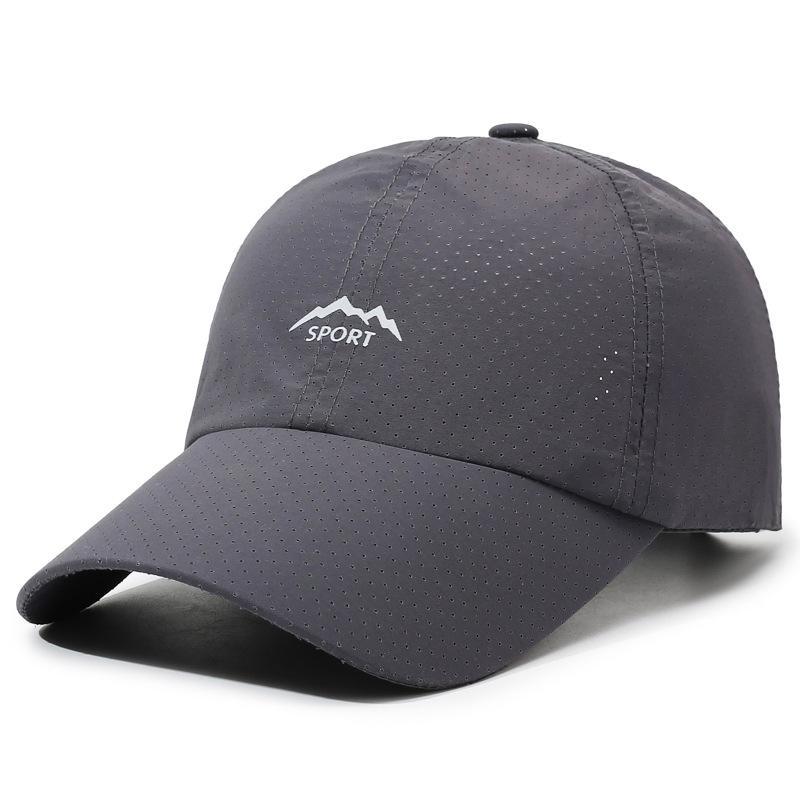 Summer new quick-drying breathable baseball cap men's and women's outdoor sunscreen shading cap sports fishing mountaineering cap