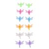 30PCS Dragonfly Plant Clips Plastic Garden Orchid Support Cute Flower Vine Clips for Supporting Stems Vines Multi Color