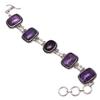 Amethyst Cabochon Gemstone Jewelry Bracelets 7''Adjusable