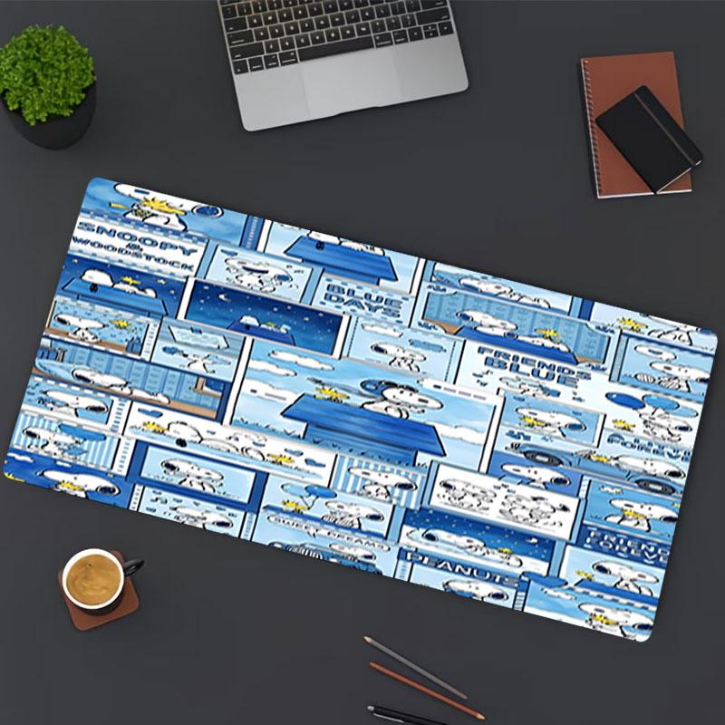 Snoopy Print Mouse Pad, for Keyboard Pad Laptop PC Mat for Office Home Use, Desk Decor, Perfect Birthday Gift for Gamers