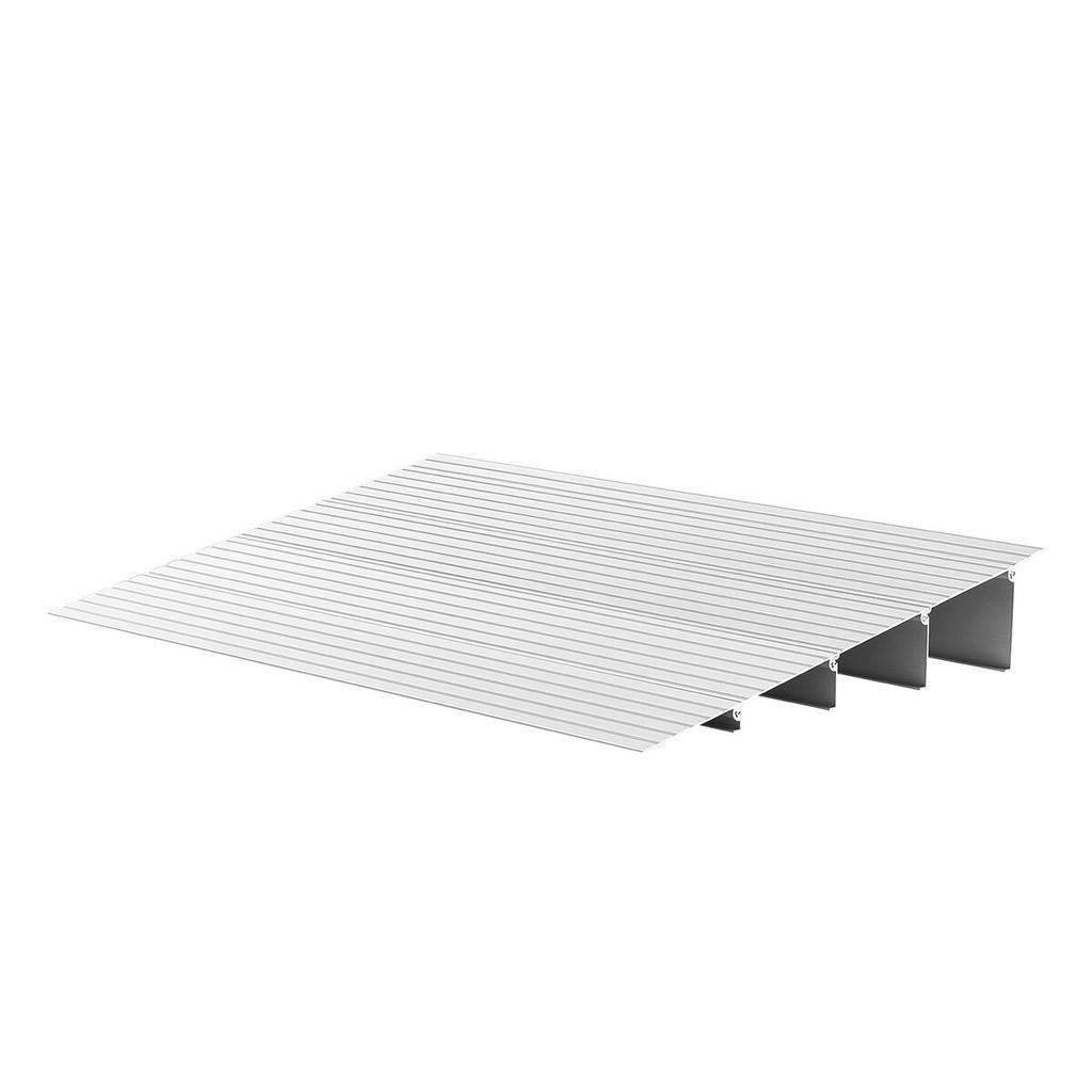Door Threshold Ramp, 115 mm Rise, Aluminum Alloy Threshold Ramp Rated 363 kg Load Capacity, Handicap Ramps for Home Steps for Wheelchair, Scooters,
