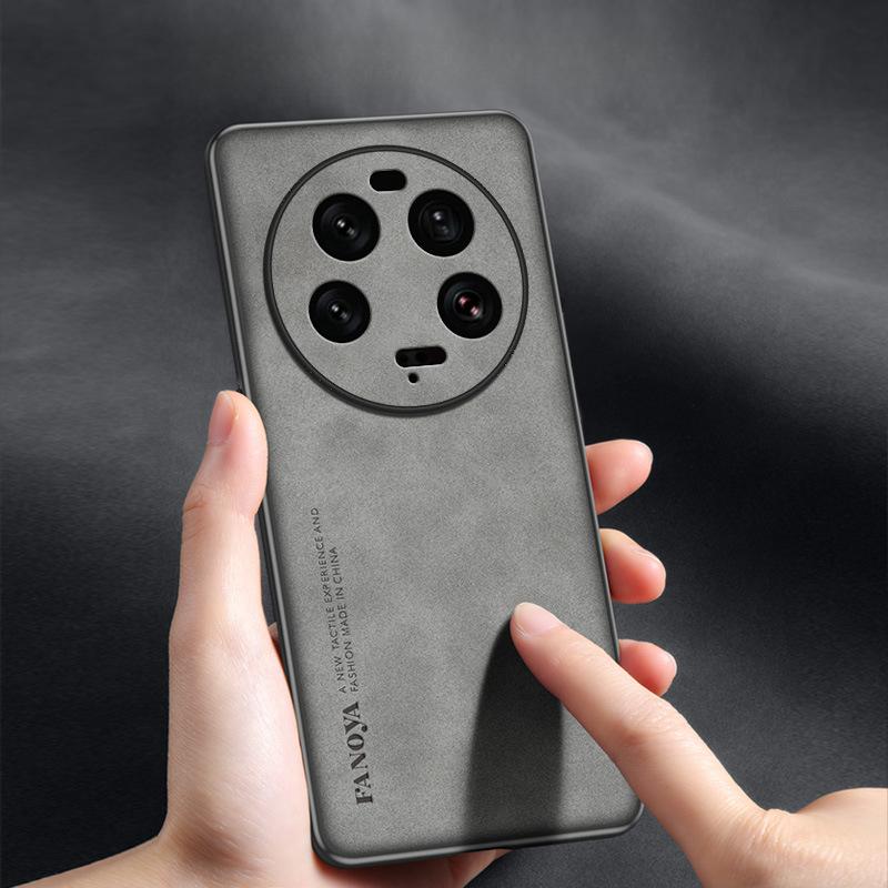 Case for Xiaomi 15 Ultra Luxury Sheepskin Leather Phone Case for Xiaomi 15ultra Mi 14T 15Pro POCO M7 X7 Pro Matte Silicone Protection Shell