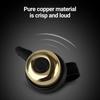 Bicycle Bell Retro Clear Loud Sound Copper MTB Mountain Bike Safety Cycling Handlebar Ring for Outdoor Sport
