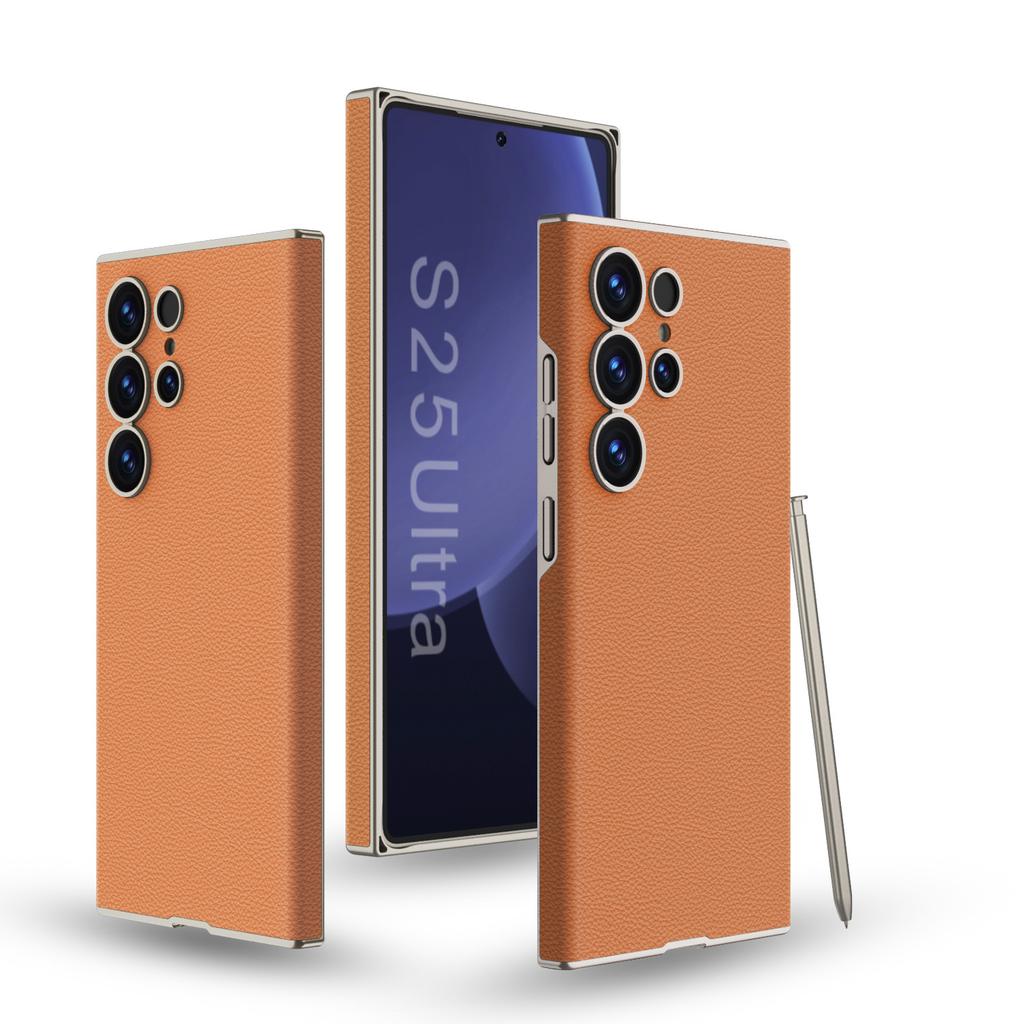 Подходит для чехла для мобильного телефона Samsung S25U S25u Кожа Сенсорная кожа Полный край Изогнутая оболочка Защита от падения Тонкий