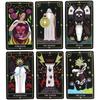10.3*6cm The Witch of The Forest’s Tarot Magick Deck: 78 Cards with Guidebook for Beginners Gilded Black Edges