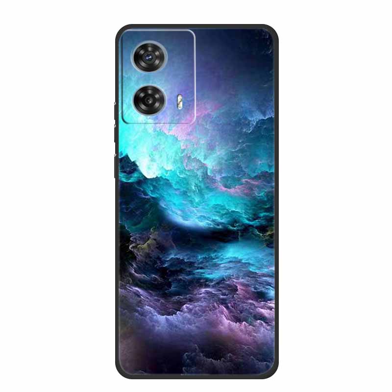 Phone Case For Moto Edge 50 Fusion Back Cover Case Shockproof Black Silicone Soft Funda For Motorola Edge 50 Fusion Case 6.7"