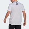 adidas Футболки Мужские Белые С Круглым Вырезом Умеренный Прямой Крой GM2135