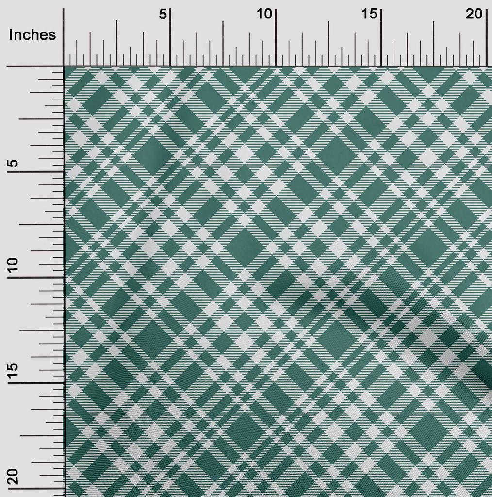 oneOone Хлопок Flex шоколадно-коричневая ткань клетчатый материал для платья ткань с принтом по ярдам 40 дюймов