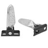 1 Pair Electric Bike Rear Pedals Replace Components Metal Accessories Bikes Foot Plate Pedals Footrests Folded Bicycle Foot Pegs 6