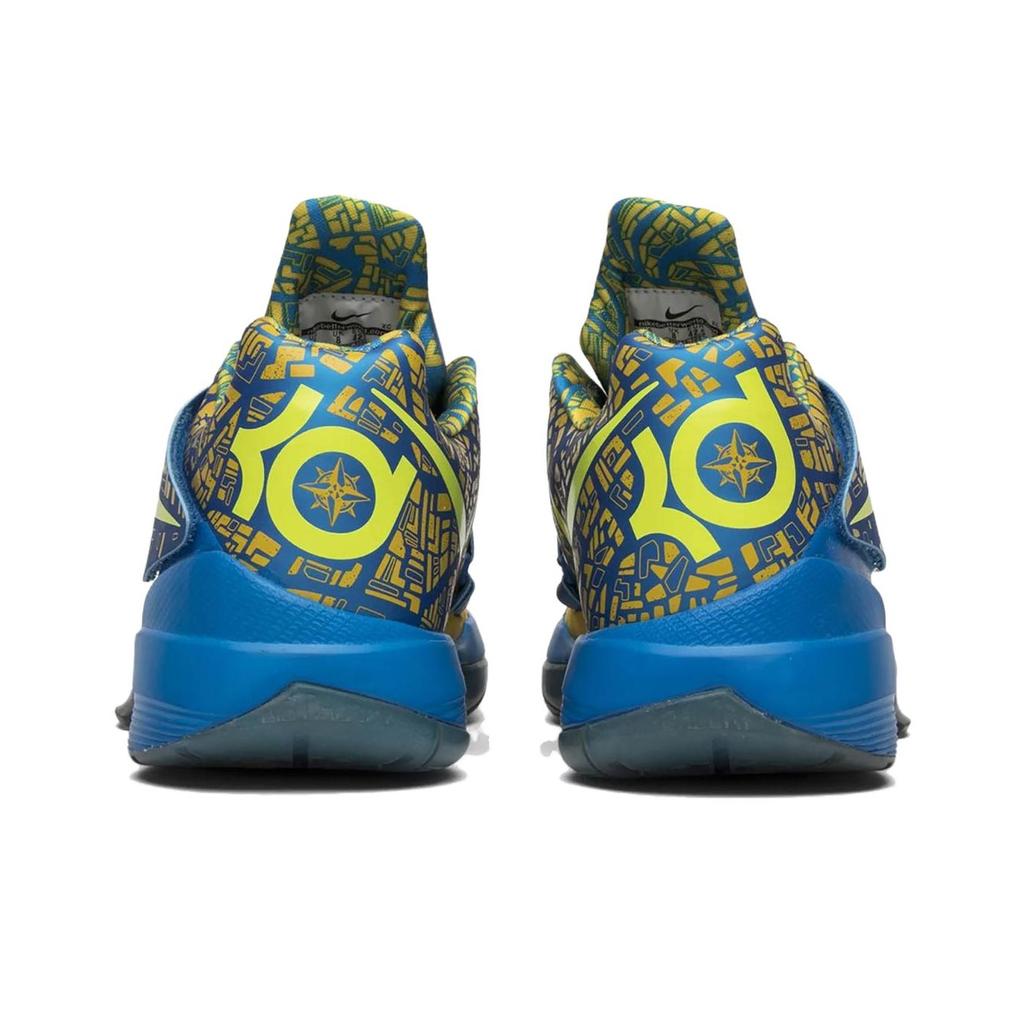 Nike Zoom KD 4 Scoring Title 2025 Унисекс Кроссовки Желтые Фото-Синие Лимон-Твист FZ5916-400
