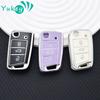 TPU Car Flip Key Case Cover Shell for VW Volkswagen Tiguan MK2 Golf 7 MK7 for Seat Ateca Leon FR 2 Ibiza for Skoda Octavia Fob