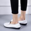 Женские туфли на плоской подошве Женские мягкие повседневные туфли из натуральной кожи Женские туфли на плоской подошве Женские туфли-лоферы без застежек Большие размеры