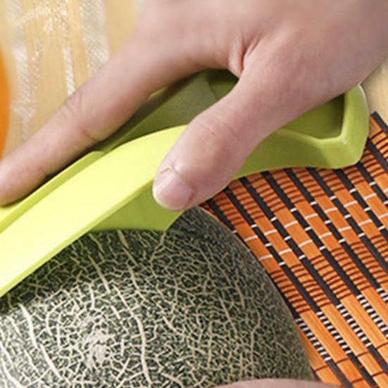 Melon Cutting Tool Fruit Cantaloupe Watermelon Cutter Slicer Cube Melon Divider Peeler for Home Party Camping Kitchen Gadget