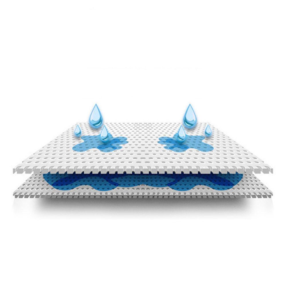 20 шт. одноразовые подгузники для взрослых, подгузники для ухода за взрослыми, водопоглощающие подкладки для кровати, дышащие и герметичные