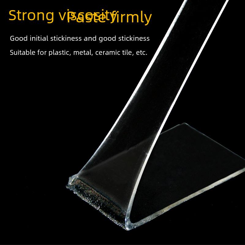 Прочная бесследная двусторонняя нанолипкая лента - прозрачный акрил