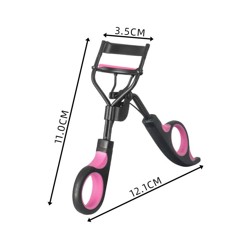 Щипцы для завивки ресниц, прямая стальная расческа, складная щеточка для бровей с двойной головкой, многофункциональный косметический инструмент, 4 набора накладных ресниц