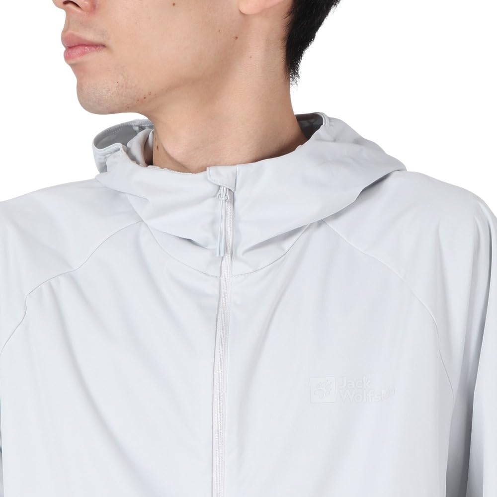 Водоотталкивающая горная куртка ASIA PRELIGHT PRO JKT High Performance Cool Gray [Jack Wolfskin] Мужская (TEXASHIELD PRO Ветрозащитная/Установочная мишень)