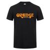 The British Guitar Amps Orange T Shirts Unisex Casual Short Sleeve Mans Cool Cotton Orange AMP Tshirt