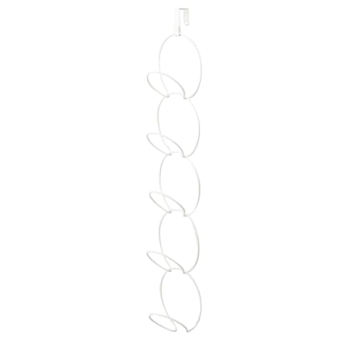 Yamazaki Joint Hanger Rings, White, Approx. W14 X D15 X H86cm, Hat Hanger, Multiple Storage, Door Hook, 6242