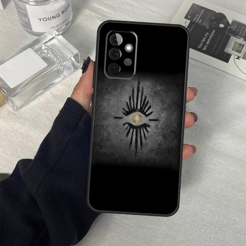 Чехол-обложка Bloodborne Runes для Samsung Galaxy A54 A34 A24 A14 A53 A52 A13 A23 A33 A12 A22 A32 A42 A71 A51