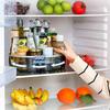 2 размера, вращающаяся подставка для специй Lazy Susan, органайзеры, многофункциональные круглые прозрачные вращающиеся косметические контейнеры