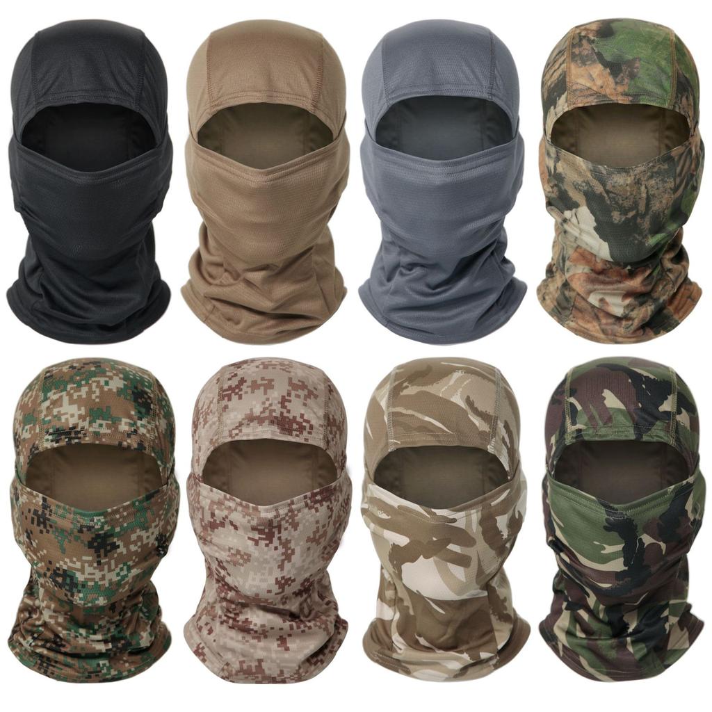 Motorcycle Full Face Mask Balaclava Tactical Masks Men Women Breathable Sports Camping Ski Biker Face Cover Helmet Liner