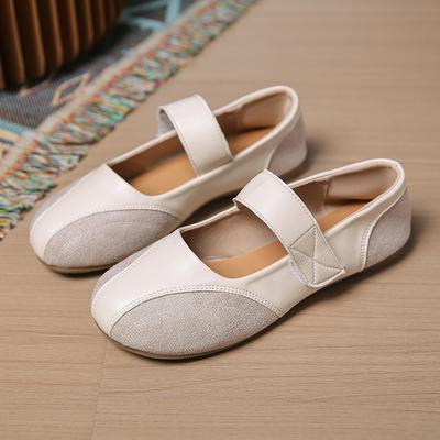 Женские туфли на плоской подошве 2024 года, новые модные женские туфли Мэри Джейн с круглым носком, повседневные удобные мокасины для отдыха на открытом воздухе, женские модные кроссовки