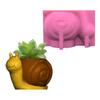 Бетон Силиконовая форма для цветочного горшка 3D Улитки Суккуленты Цемент Гипс Форма Форма для мыла свечи Декор для офиса дома