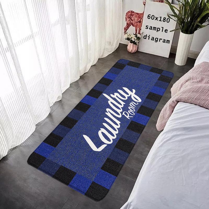Door Mats Interior Foot Rug Welcome Laundry Letter Floor Mat for Entryway Soft Hallway Carpet Kitchen Rugs Fluffy Home Decor
