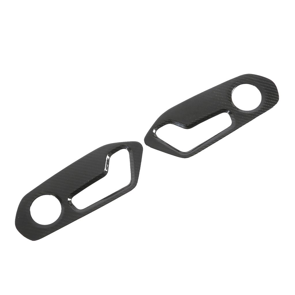 2pcs Power Seat Adjuster Switch Trim Panel Carbon Fiber Replacement for Urus 2018‑2021