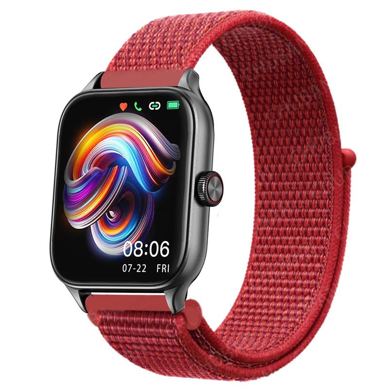 20/22mm Nylon Loop for Amazfit GTS4/2/3/3pro/2e/GTS2 Mini/GTR 4 42/47mm/GTR 2e/stratos Bracelet for Amazfit Bip/U/S/lite