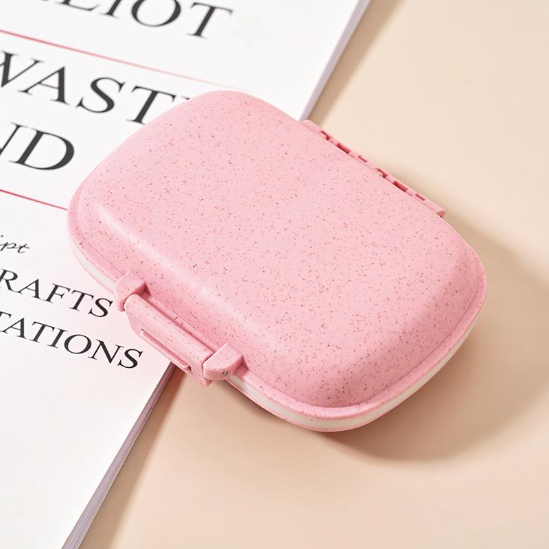 Портативная герметичная аптечка с 8 ячейками — пыле- и влагонепроницаемая, органайзер на 7 дней