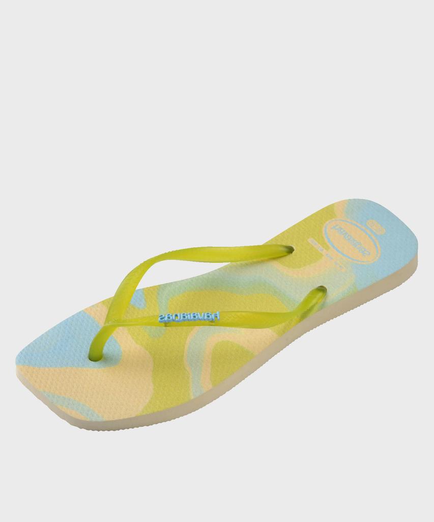 Шлепанцы Havaianas Slim Square Jelly Цвет: Сливочный