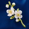 «Элегантная японско-корейская цветочная брошь — превосходный женский аксессуар, вдохновленный лесом»