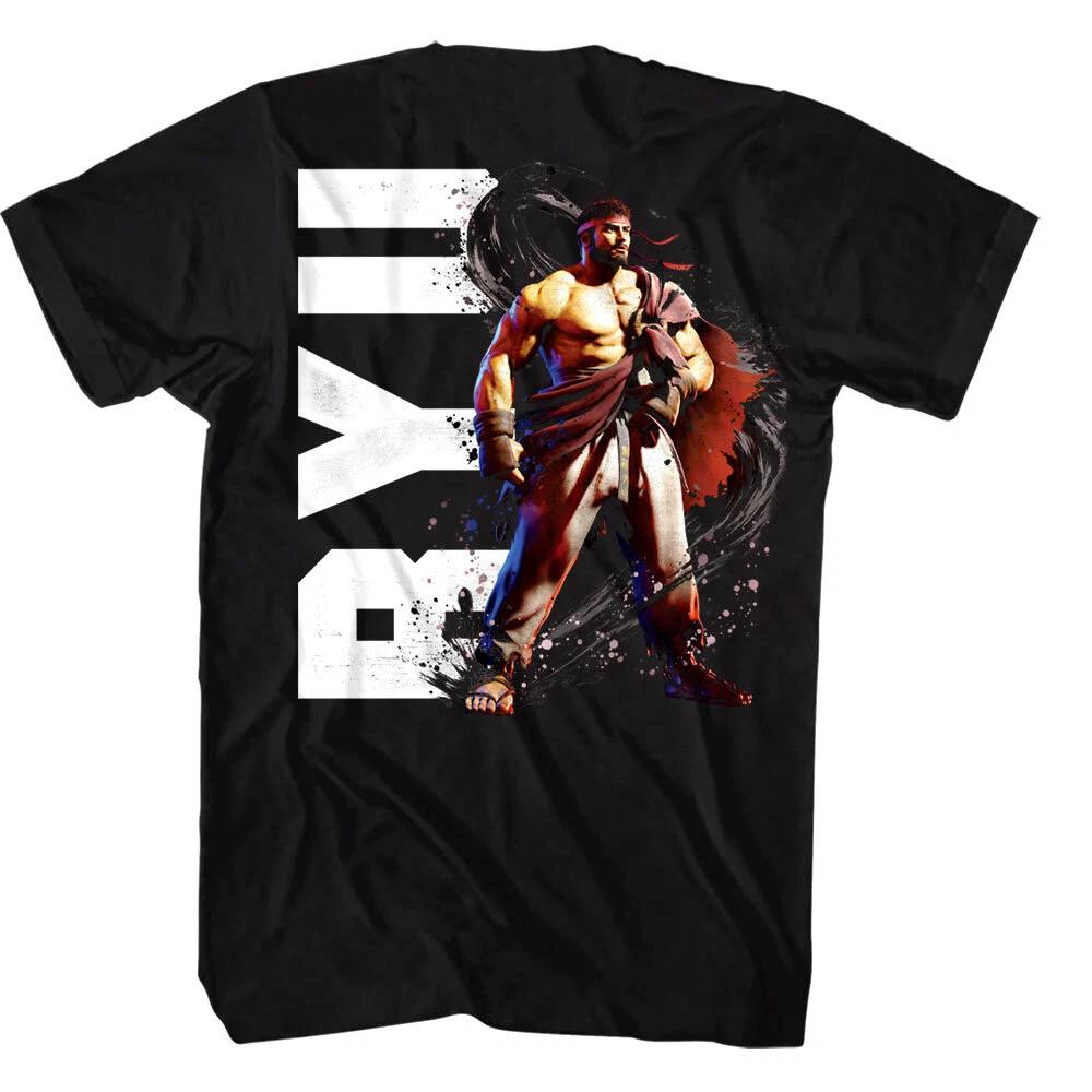Street Fighter T Shirt Unisex WOMEN ChunLi Ryu Ken Graphic Tee Casual Short Sleeve White Beige Gray Navy Red Pink Cotton Tops