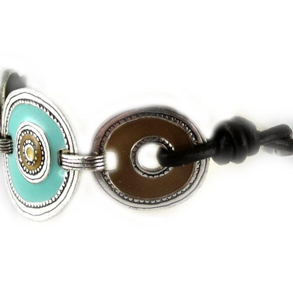 Les Trésors De Lily [D9662] — Дизайнерский браслет «Byzance», сине-коричневый