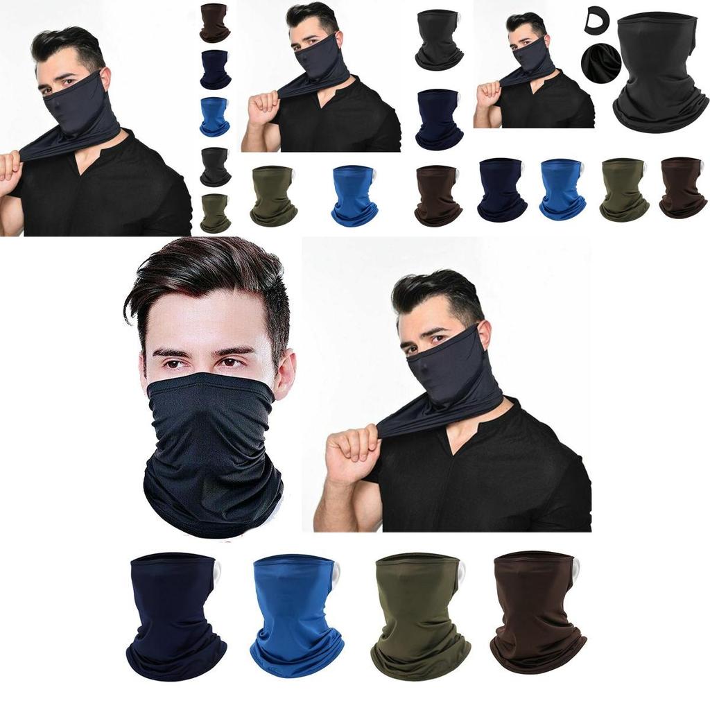 Универсальная бандана-шарф-балаклава для лица и шеи для активного отдыха и защиты от солнца
