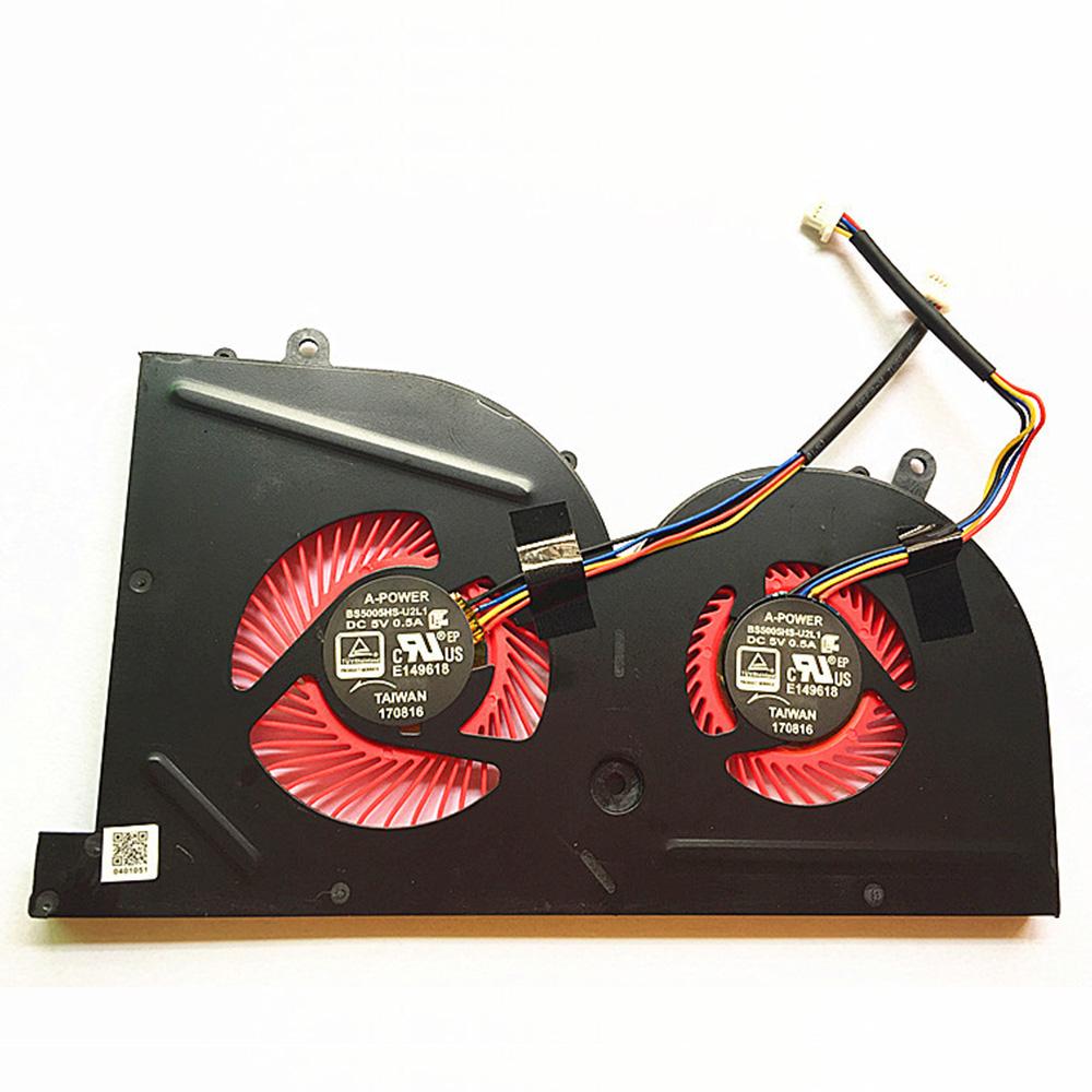 Cpu + Gpu Cooling Fan For Gs63 Gs63Vr Gs73 Gs73Vr Ms-16K2 Ms-17B1