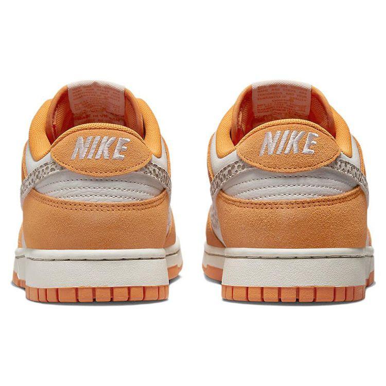Nike Dunk Low Safari Swoosh - Kumquat Men Sneakers Orange Light-Bone Dark-Driftwood DR0156-800