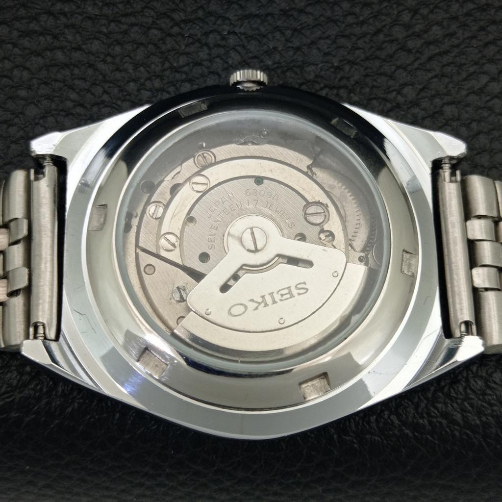 ВИНТАЖНЫЕ ОТРЕМОНТИРОВАННЫЕ МУЖСКИЕ АВТОМАТИЧЕСКИЕ ЧАСЫ SEIKO 5 6309A ЯПОНИЯ ЗЕЛЕНЫЕ a442890-1