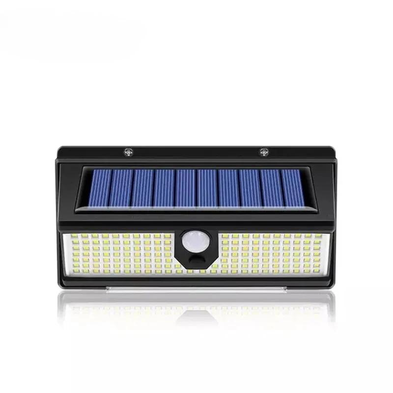 Solar Lights Outdoor Waterproof 172 LED Solar Motion Sensor Lights with Wide Angle Super Bright Security Wall Lamp for Garden