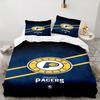 Pacers Basketball Team  Bedding Set 3pcs, High Quality Bedding Set Including 1pc Duvet Cover And 2pcs Pillowcases for Bedroom, Dormitory Gift
