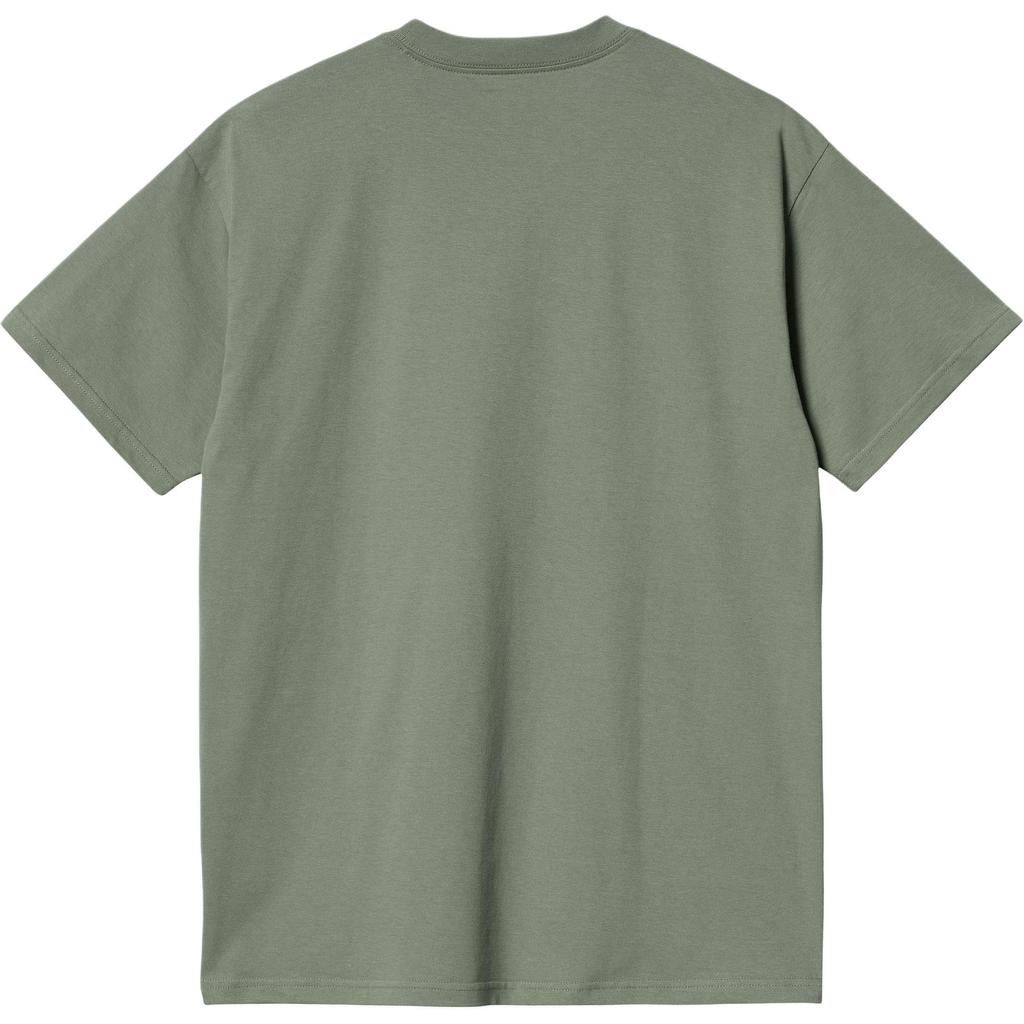 Carhartt WIP Футболка с принтом S/S Motor Свободный крой Графический принт Круглый вырез Короткий рукав Футболка Унисекс Зеленый I033167-1YF-XX