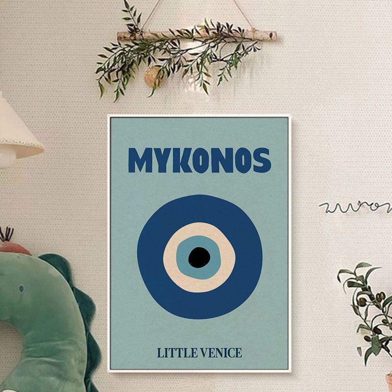 Abstract Eye Shape Hand Moon Quote High Quality Printing and Posters Vintage Wall Art Canvas Painting Living Room HomeDecoration