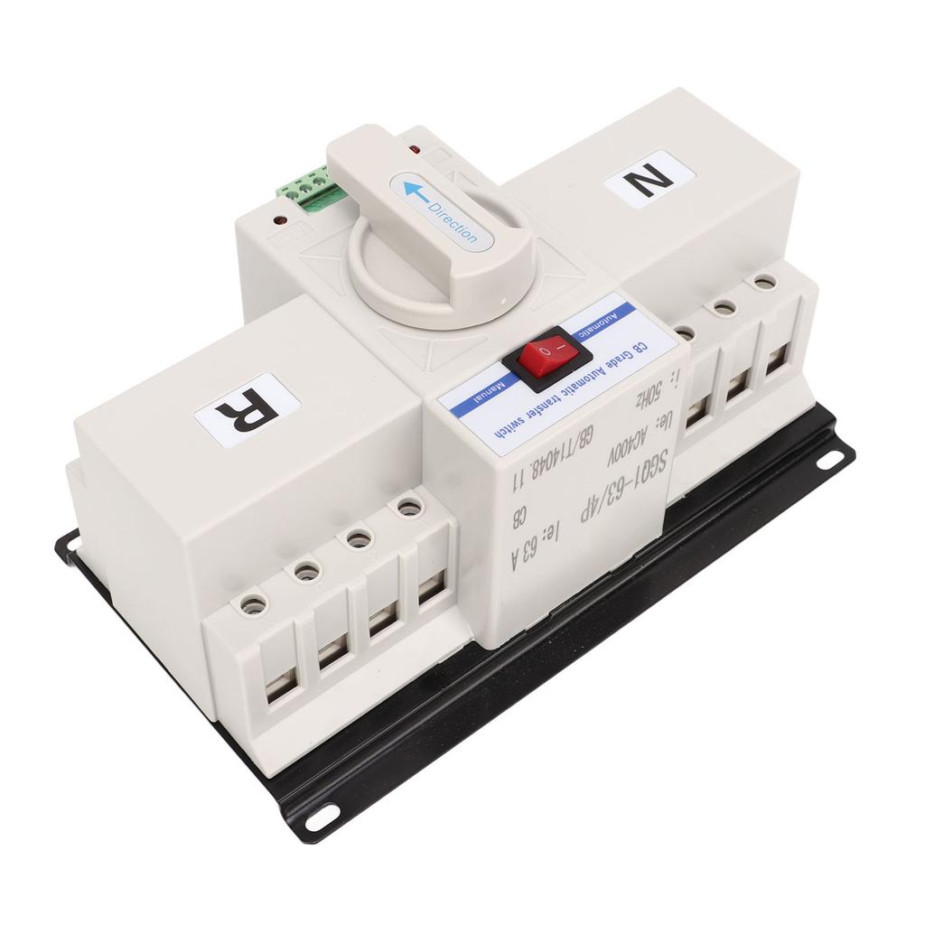 4P Двойное питание Автоматический переключатель 63A Автоматический выключатель Перекидной переключатель Пожарный тип