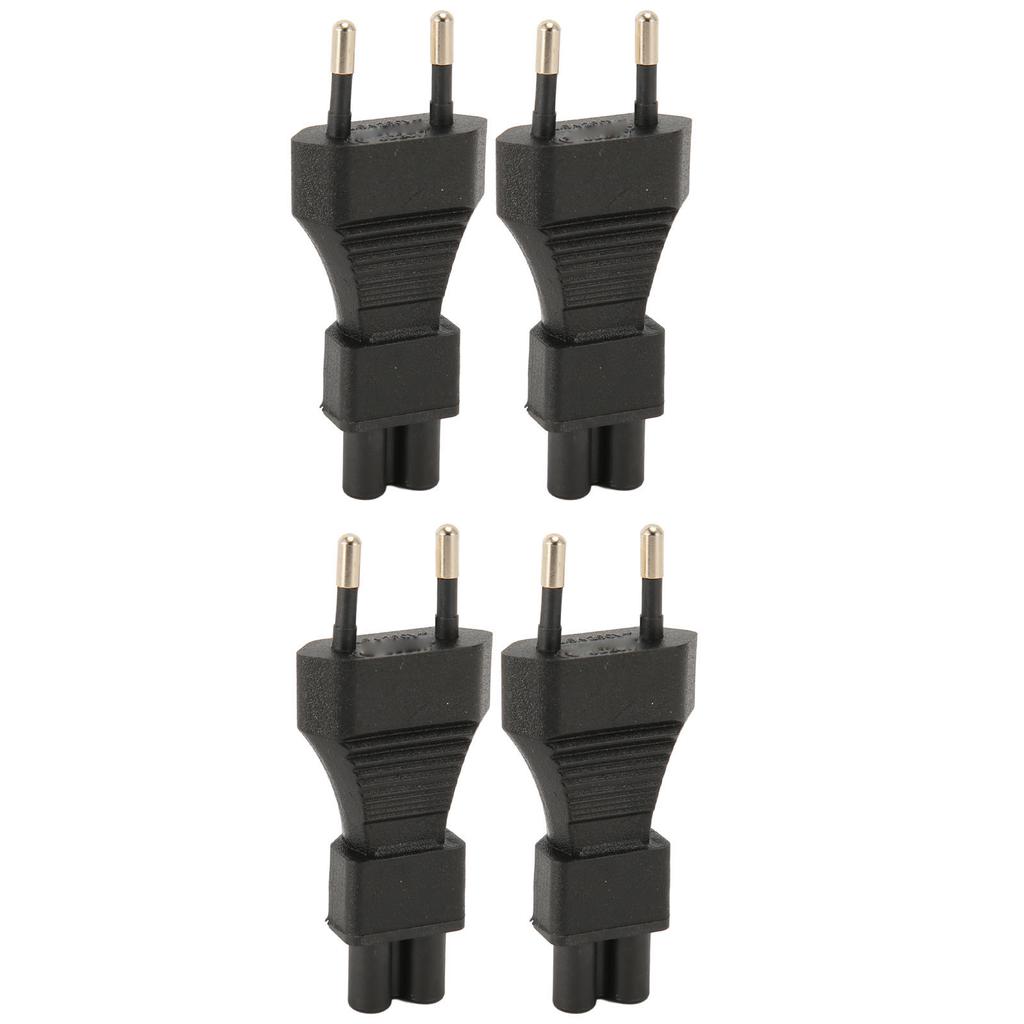 4PCS Male To IEC320 C5 Power Adapter 2.5A Plug and Play Power Socket Adapter