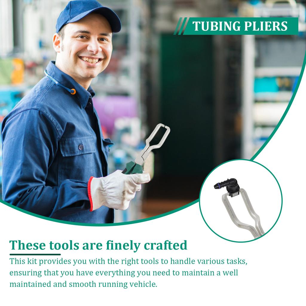 2 шт. Клещи для разъединения электрических контактов 7 дюймов 9 дюймов Клещи для топливной магистрали Автомобильные клещи для разъединения электрических разъемов Инструмент для ремонта