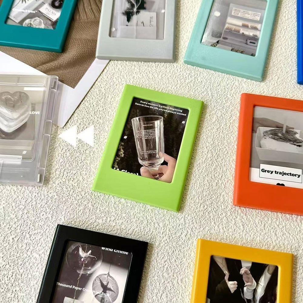 3 inches Instant Camera Photo Frame Magnetic Refrigerator Sticker for Home Decoration
